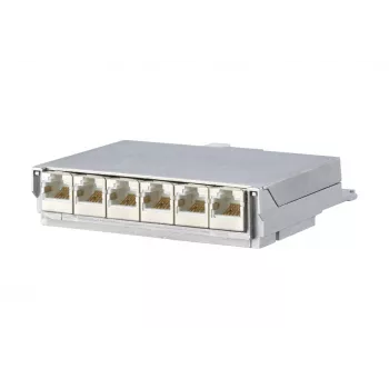 METZ CONNECT BTR E-DAT C6 6x8 AP distributie-patchpaneel - CAT 6 - STP - grijs - 1U - 19 inch