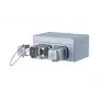 METZ CONNECT E-DAT Industry IP67 V5 2-poorts opbouw-netwerkaansluiting, aluminium, grijs (1401060320ME)