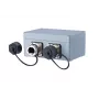 METZ CONNECT 1401010620ME industriële Ethernet-aansluitdoos, grijs, metaal, IP67, 124x78x57 mm
