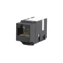 METZ CONNECT 130A10-29-I-B1 plat zwart RJ45-bus Cat6A afgeschermd Keystone-module