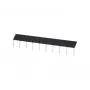METZ CONNECT 850349-02 scheidingsklemblok - 1-polig, schroefaansluiting, DIN-rail, zwart, IP20