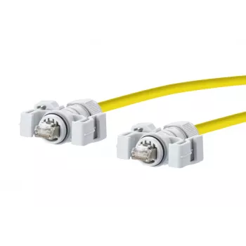 METZ CONNECT E-DAT Industry patchkabel V6 IP67 Cat6 SF/UTP 15m geel