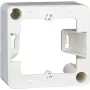 METZ CONNECT OpDAT Design frame 1 module schroefloos reinwit RAL 9010 85x43mm