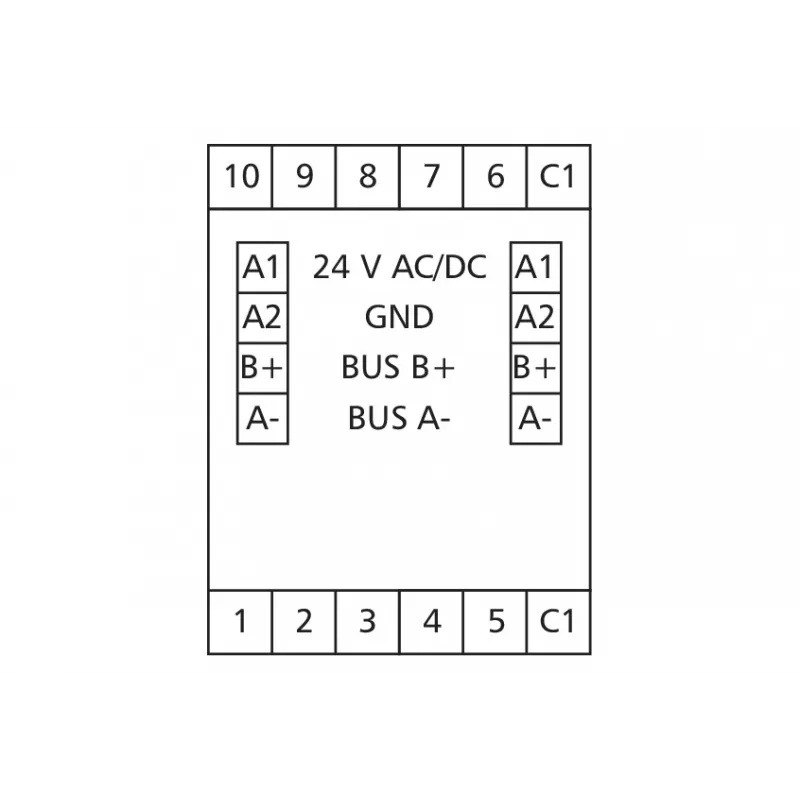 METZ CONNECT BMT-DI10 BACnet MS/TP digitale ingangsmodule 10 ingangen