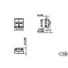 METZ CONNECT RJ45 keystone module Cat.6A afgeschermd wit 45x45mm gereedschapsloos