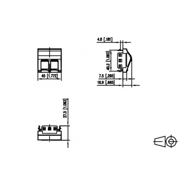 METZ CONNECT RJ45 keystone module Cat.6A afgeschermd wit 45x45mm gereedschapsloos