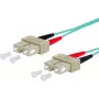 METZ CONNECT OpDAT patchkabel OM3 SC-duplex/SC-duplex multimode 5m aqua I-V(ZN)H 50/125