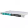 METZ CONNECT 150255BA12-E 1U 24-poorts LC-duplex OM4 glasvezel patchpaneel - grijs (RAL 7035)