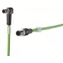 METZ CONNECT 142M1D19010 Cat5e M12-patchkabel 1m groen