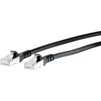 METZ CONNECT BTR 1308457500-E patchkabel RJ45 Cat.6A AWG26 S/FTP LSOH 7,5m zwart