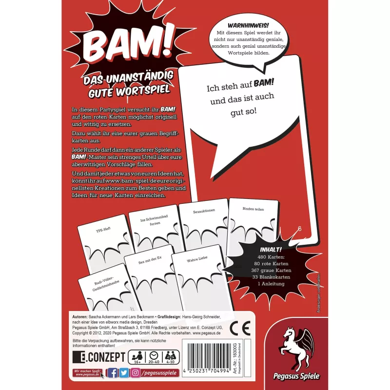 PEGASUS BAM! - Het ongelooflijk goede woordspel