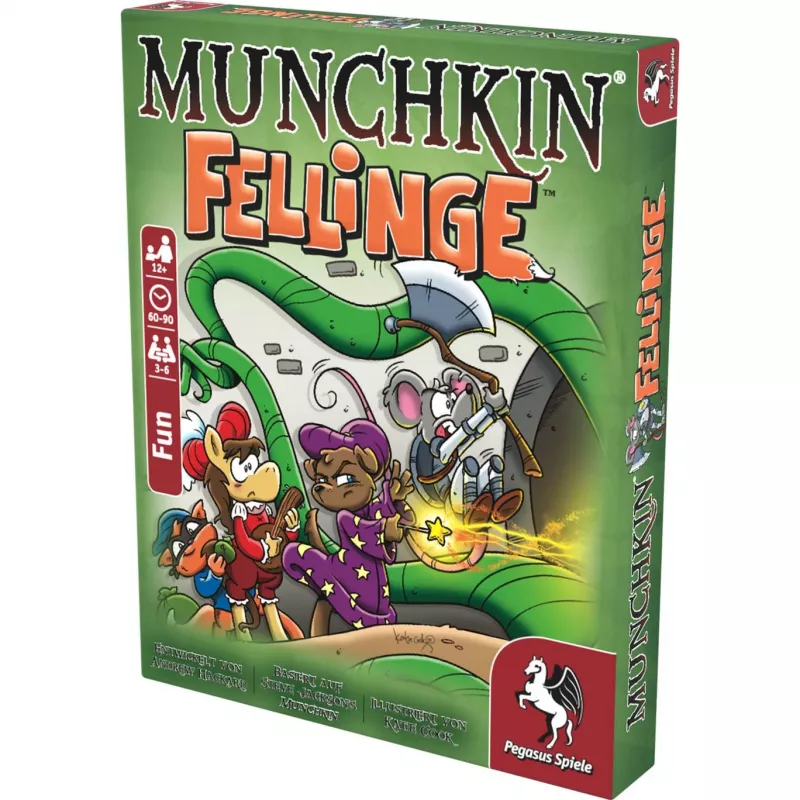 Pegasus Spiele Munchkin Fellinge (Demented Dungeons) uitbreiding kaartspel