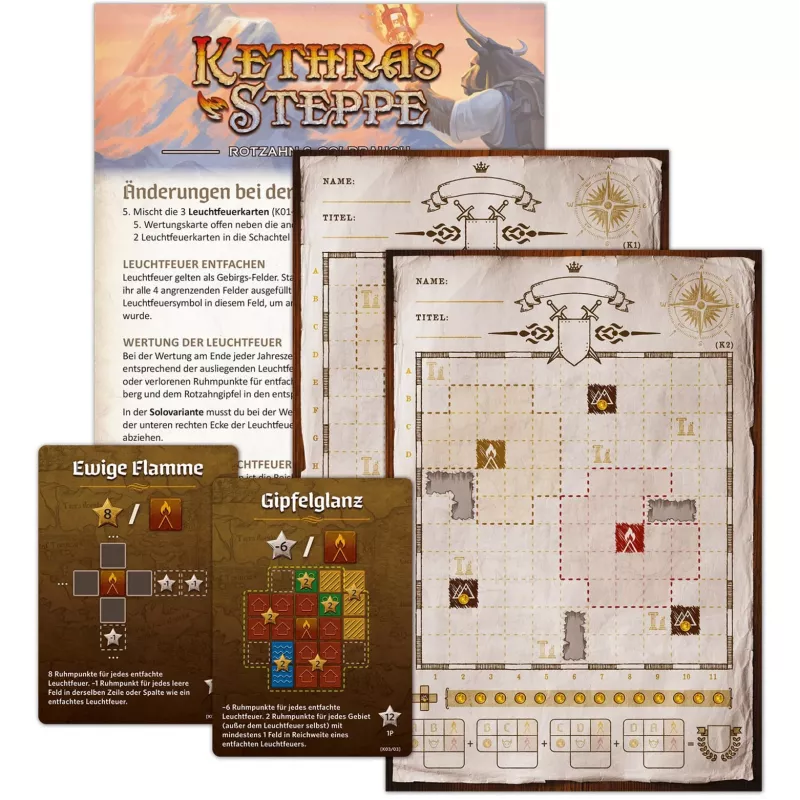 Pegasus Spiele De Kartograaf & De Kartografe: Verre expedities uitbreiding