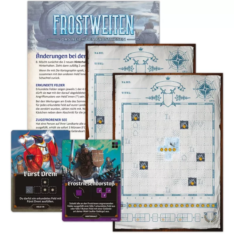 Pegasus Spiele De Kartograaf & De Kartografe: Verre expedities uitbreiding