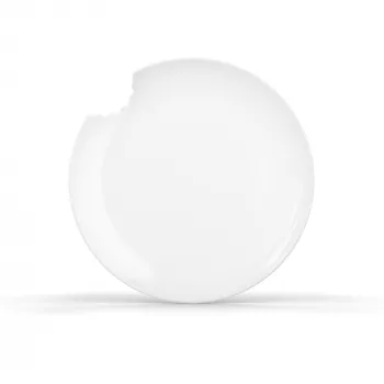 FIFTYEIGHT PRODUCTS FIFTYEIGHT 2 taartborden met bitrand Ø 20 cm wit