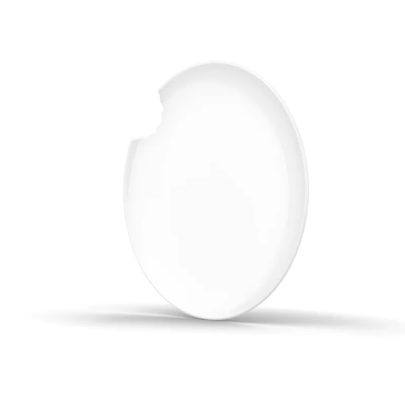 FIFTYEIGHT PRODUCTS FIFTYEIGHT 2 taartborden met bitrand Ø 20 cm wit