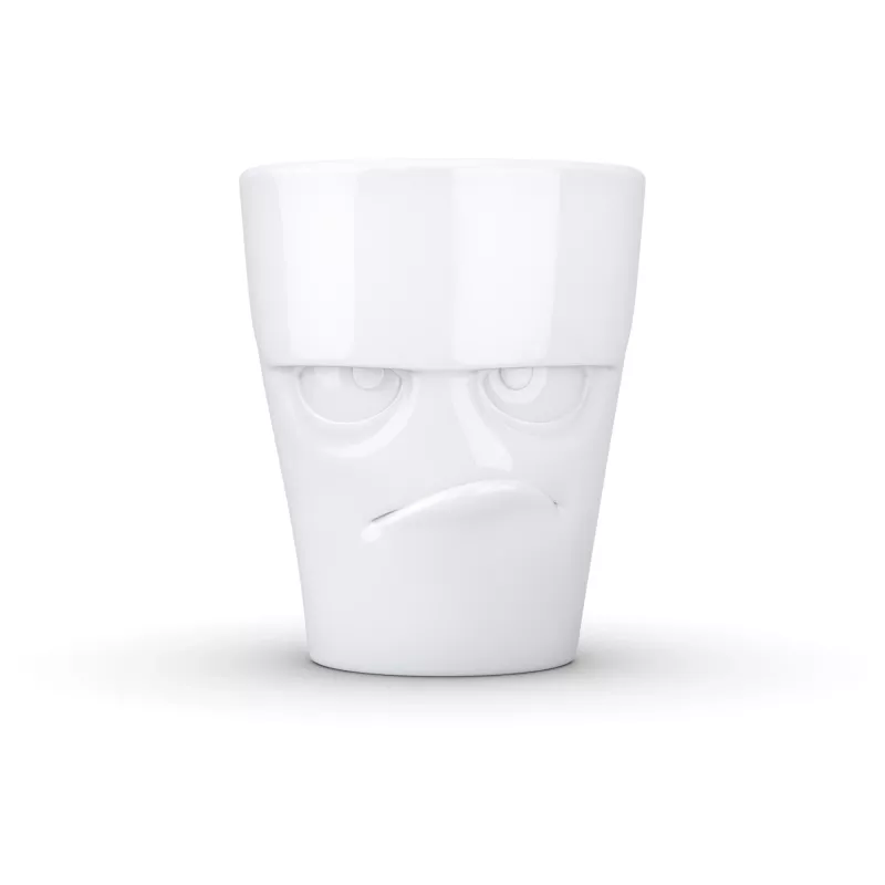 FIFTYEIGHT PRODUCTS FIFTYEIGHT mok met oor 350ml - Grumpy White