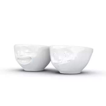 FIFTYEIGHT PRODUCTS bowlset 100ml - Laughing & Delicious White
