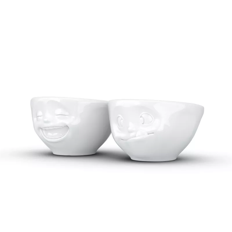 FIFTYEIGHT PRODUCTS bowlset 100ml - Laughing & Delicious White