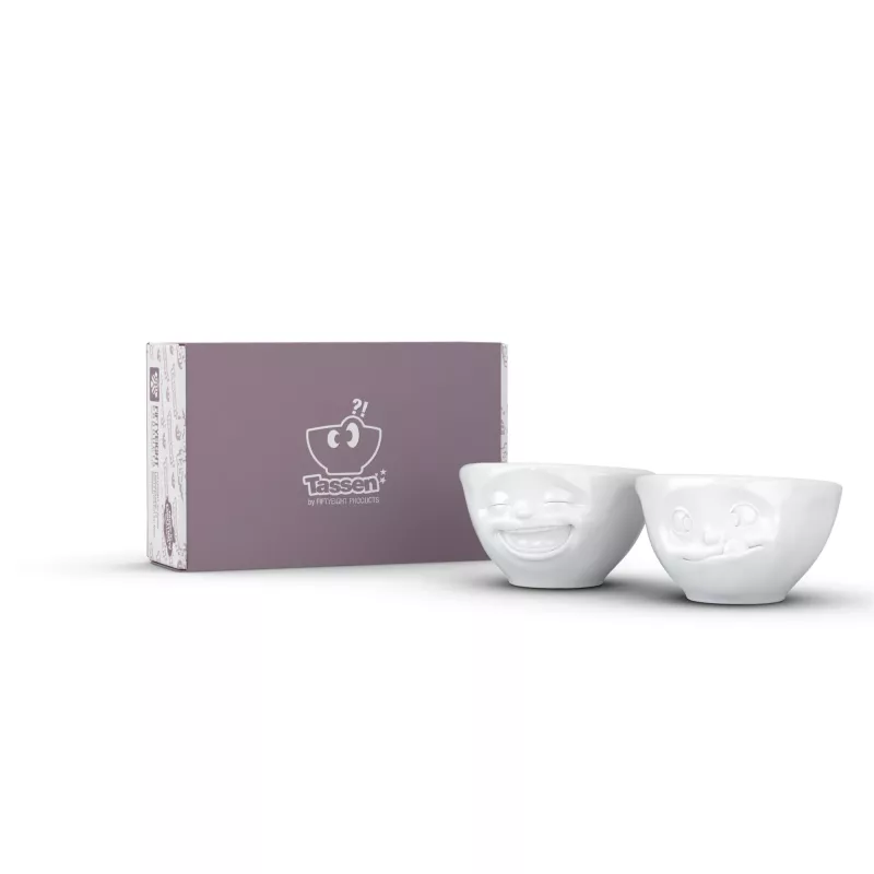 FIFTYEIGHT PRODUCTS bowlset 100ml - Laughing & Delicious White