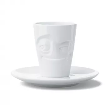 FIFTYEIGHT PRODUCTS espressokopje met oor 80ml - Mischievous White