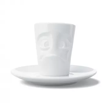 FIFTYEIGHT PRODUCTS espressokopje met oor 80 ml - Perplexed White
