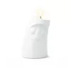 FIFTYEIGHT PRODUCTS Kerzenschmusie VERSCHMUST Grote kandelaar Wit