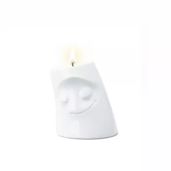 FIFTYEIGHT PRODUCTS FIFTYEIGHT Candle Snuggle CUDDLY Kleine Kandelaar Wit