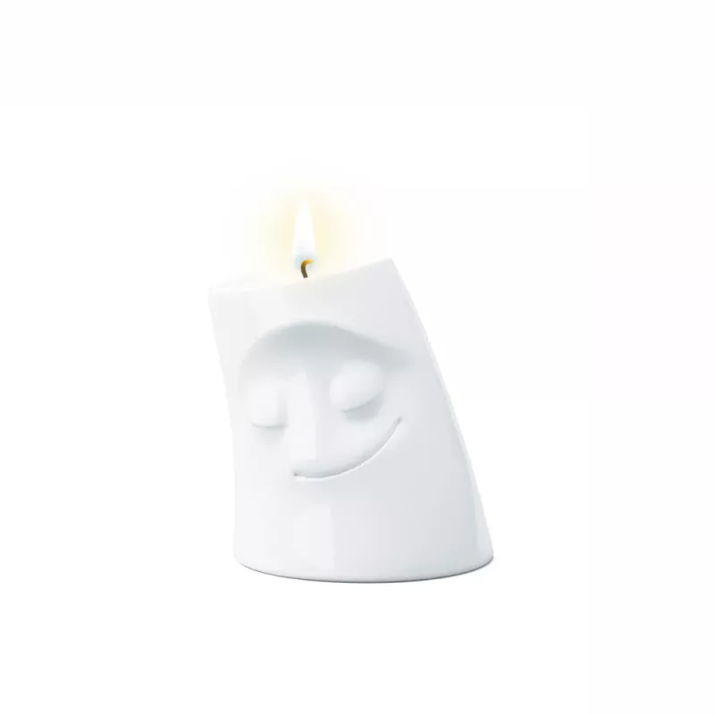 FIFTYEIGHT PRODUCTS FIFTYEIGHT Candle Snuggle CUDDLY kleine kaarsenhouder wit