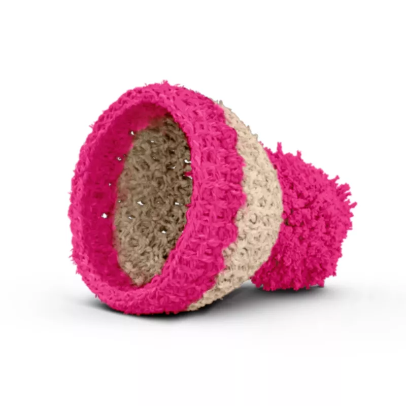FIFTYEIGHT PRODUCTS Eierdopje Mützchen Ivory/Magenta - Toner Unit