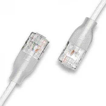 WANTEC patchkabel UTP CAT6a eGlow wit 3,00m (7407)