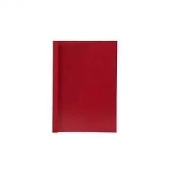 LMG LMG-BMDLM-RO-R2 thermische bindmappen, lederstructuur, rood, 2 mm, 50 stuks