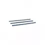LMG plastic bindkam 12 mm blauw (BRP120-BL) - 100 stuks