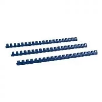 LMG 100 kunststof bindkammen 14 mm, blauw (BRP140-BL)