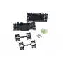 HellermannTyton MB4A kabelbinderhouder - zwart - polyamide 6.6 - 44x24 mm - schroefbevestiging - 1 stuk