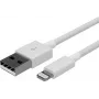 SHIVERPEAKS Flexline USB-oplaad- en synchronisatiekabel, USB-A naar 8-pin, 2.0, ABS, wit, 0,1 m (FL31-12044)