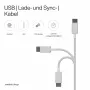 SHIVERPEAKS Flexline USB-C naar USB-C oplaad- en synchronisatiekabel, USB 2.0, ABS, wit, 0,5 m (FL31-12050)