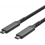 ShiverPeaks Flexline USB-C naar USB-C-kabel, USB 3.2 Gen 2, 100W PD, nylon gevlochten, 2 m (FL31-75007)