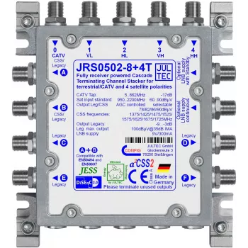 Jultec JRS0502-8+4T einkabelomzetter