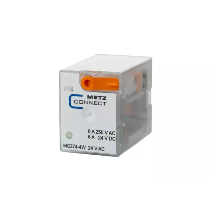 METZ CONNECT BTR NETCOM Industrierelais 4PDT 24VAC 7A steekrelais 110017101407