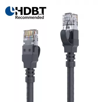 PureLink AVIT Media Series CAT 6a SFTP patchkabel RJ-45 (M) naar RJ-45 (M) 25 m zwart LSZH