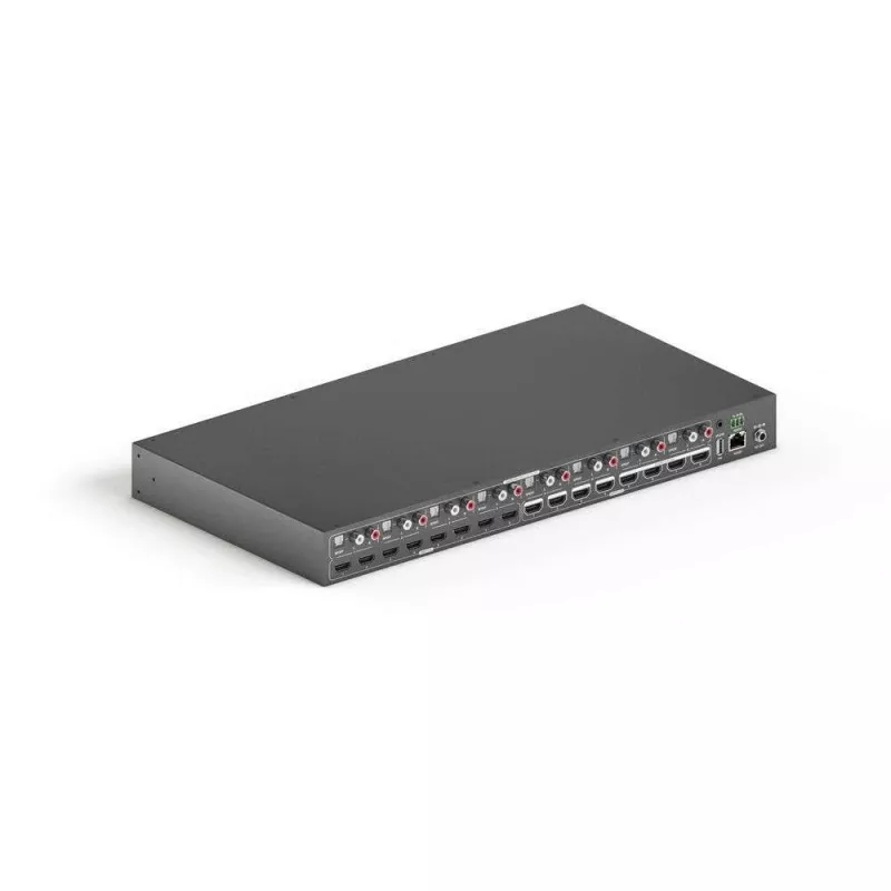 PureLink PureTools PT-MA-HD88DA - 8x8 HDMI-matrix, 4K@60Hz, HDCP 2.2, 18 Gbps, audio de-embedding, rack-monteerbaar
