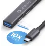 PureLink sonero USB 3.2 Gen1x1 hub - 4 poorts USB-A male - 0,50m - Space Grey