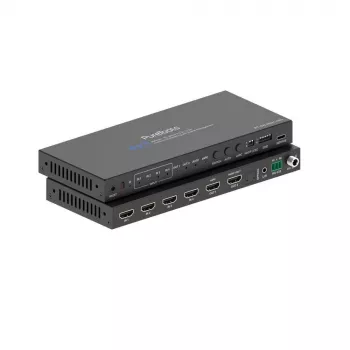 PureLink 4x1 HDMI 2.1-switch - 48Gbps - 8K 60Hz 4:2:0 12-bit audio de-embedding en KVM-switch - 4-poorts