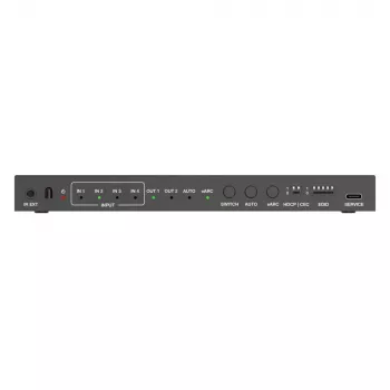 PureLink 4x1 HDMI 2.1-switch - 48Gbps - 8K 60Hz 4:2:0 12-bit audio de-embedding en KVM-switch - 4-poorts