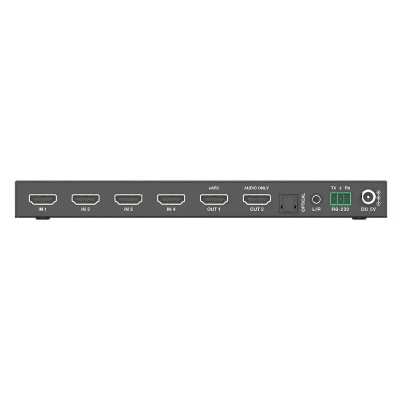 PureLink 4x1 HDMI 2.1-switch - 48Gbps - 8K 60Hz 4:2:0 12-bit audio de-embedding en KVM-switch - 4-poorts