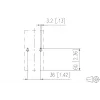 METZ CONNECT 130861-0202KE glasvezel-wandcontactdoos LC-duplex OM4 2 poorten wit