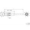 METZ CONNECT netwerkkabel 8-pins M12 (S)