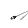 METZ CONNECT 142MKA20050 sensor-/actuatorkabel, M12 bus naar open einde, 5 m, grijs, PVC