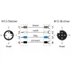 METZ CONNECT Netwerkkabel M12 (4-pins)